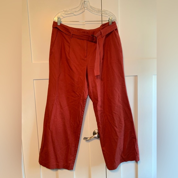 Ann Taylor Size 12 Cotton Wide Leg Pants - Picture 1 of 13